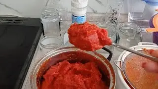 ГУСТАЯ ТОМАТНАЯ ПАСТА 🍅/ ОЧЕНЬ ПРОСТОЙ СПОСОБ