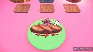 I made a sandwich on violet but...