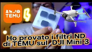 Ho provato il DJI MINI 3 preso su MPB.COM con i filtri ND presi su TEMU della STARTRC