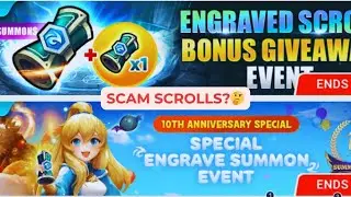 Engraved Scrolls Event Summons!! #summonerswar #summonsession