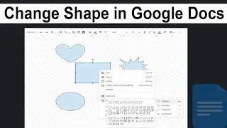 How to Change Shape Style to another shape in Google Docs