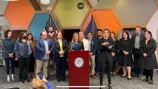 Early voting news conference