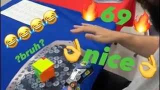 [5x5] 69 Average with 3 counting 69s 😎 n i c e (1:09 PR ao5)