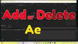 How To Add Or Delete The Image Or Clip in After Effects | Let`s Do Tech | After Effects Tutorials