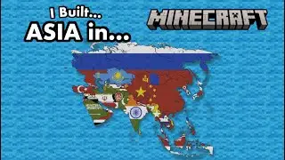 Minecraft Medium Scale Asia Flag Map Shorts Compilation