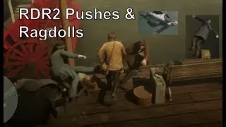 RDR2 Compilation - Pushing people off high places & ragdoll