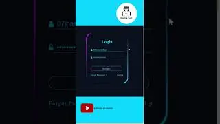 #MAKE LOGIN PAGE FROM HTML AND CSS CODE
