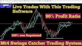 Swings Catcher Dash King Forex Mt4 trading system | Live trade triggered at Gold