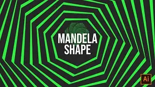 How to create a mandela shape in Illustrator | 1 minute tutorial