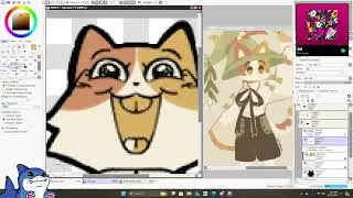 (VOD) girl draws funny cute new emotes