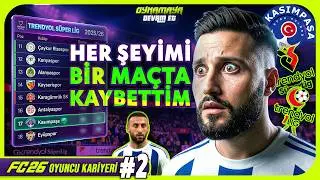 MENAJERİM BANA İHANET ETTİ! ⚽ Bu Takım Cenk Tosun ile Nasıl Ligde Kalacak? | FC26 Oyuncu Kariyeri #2