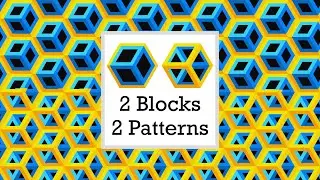 Illustrator Tutorial - How to create Geometric Shapes|Geometric repeating pattern