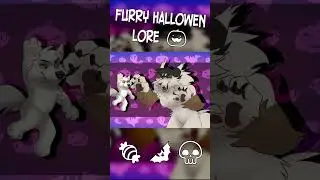 Girls Furry Halloween!🎃 #furry #animation #art #animationmeme #animationmemes
