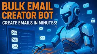 Auto Email Accounts Creation Bot - Create Email Accounts in Bulk
