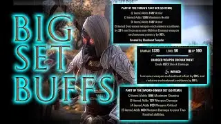 Major Set Changes & Buffs! New Sets! ⚖ Stonethorn Patch Note Review - ESO