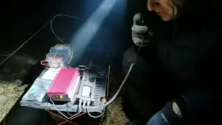 Радиосвязь в диапазоне 80м с RA0LMS и RZ0L. Хасанский р-н, 23.02.2023г.
