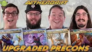 UPGRADED AETHERDRIFT Commander Precons | Temmet VS Hashaton VS Saheeli VS Pia Nalaar