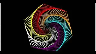 How to create ColorfulSpiral using Python || Complete Code