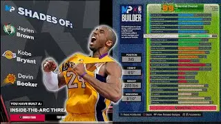 How to make a Shades of Kobe and Devin Booker Build in NBA2k24