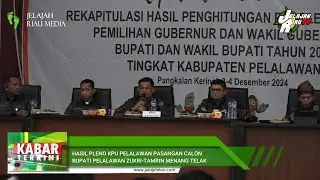 HASIL PLENO KPU PELALAWAN, PASANGAN CALON BUPATI PELALAWAN ZUKRI-TAMRIN MENANG TELAK.