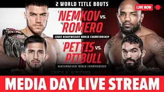 MEDIA DAY: Bellator 297 - Nemkov vs. Romero | LIVE Stream