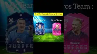 Bro Team Vs My Team || Fifa Card Comparison #eafc24 #fifa23