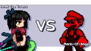 『MUGEN』~ Hawk Eye Youmu (12p) vs. Mario-Of-Anger (12p)