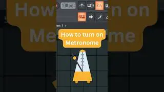 How to turn on/off metronome in FL Studio