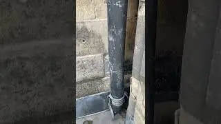 The Lead Pipe Rain Drains on a 1000 Year Old Cathedral