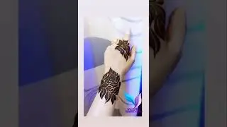 Leaves mehndi design #shorts