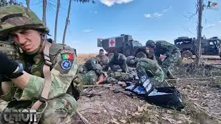Agrupamento Sanitário treina Apoio Sanitário às operações militares