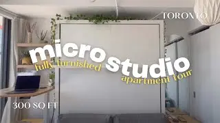 fully furnished studio apt tour | downtown toronto canada | @thisiseliseyu