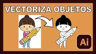 Vectoriza un dibujo en Adobe Illustrator Fácil y Rápido