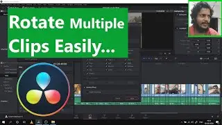 Rotate Multiple Clips Easily in Da Vinci Resolve Video Editor