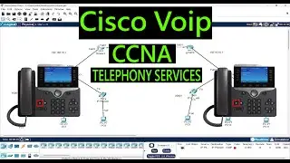 how to Configure VoIP Phones in Cisco Packet Tracer | with OSPF 