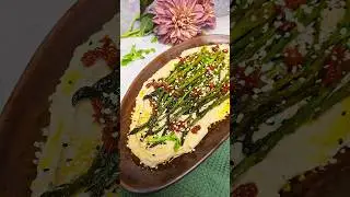 ‼️ESPÁRRAGOS CON HUMMUS DE ALUBIAS‼️