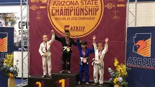 AZBJJF - 2019 AZ State Jiu-Jitsu Championship - Mateo wins Gold