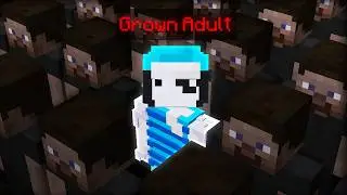 I Sneaked Onto This KIDS ONLY Minecraft SMP