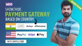 Show or Hide Payment Gateways by Country in Woocommerce | Without Plugin | #woocommerce