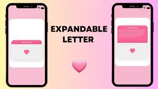 💗 Expandable Letter | Expandable widget | Animation | Flutter UI | Flutter Tutorial | Speed Code