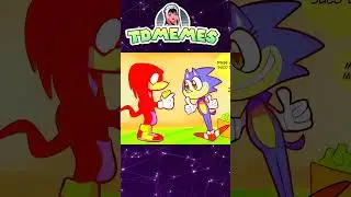 SONIC DEU SUCO DE OURIÇO PRO KNUCKLES 😂😈 - TIRINHA