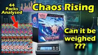 I Weighed EVERY Chaos Rising Pack! 📈 Booster Box & ETB Hit Rate Stats