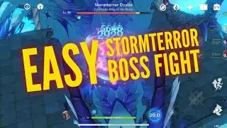 Genshin Impact | Stormterror Boss | Dvalin | Ayaka Raiden Diluc Xingqiu