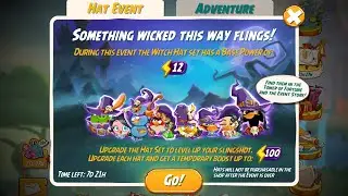 Unlocking Witch Hat Set in Angry Birds 2 Tower of Fortune