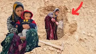 Building a small underground house deep in the earth: the roar of the sky and the fierce storm