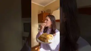 Блинчики со сливочной начинкой 🤤 #рецепты #еда #рецептблинов