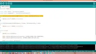 ESP32 WiFi events: Station got IP