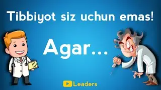 TIBBIYOT SIZ UCHUN EMAS! AGAR...