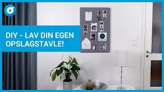 Sådan laver du en opslagstavle af et lærredsbillede - DIY pa et minut