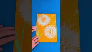 Beautiful Dandelions 💚 Drawing Hack 🎨